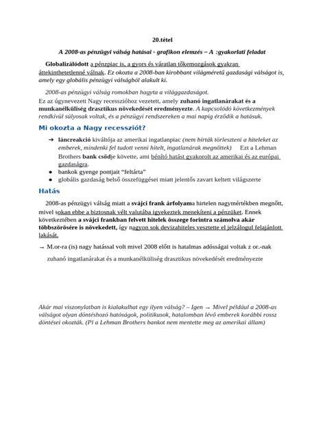 2008-as pénzügyi válság magyarázó infografikája