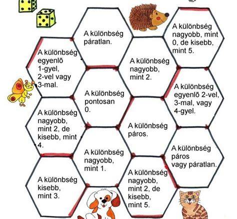 Dobókockás nyelvi társasjáték tábla