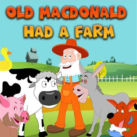 Old MacDonald farm állatai illusztráció