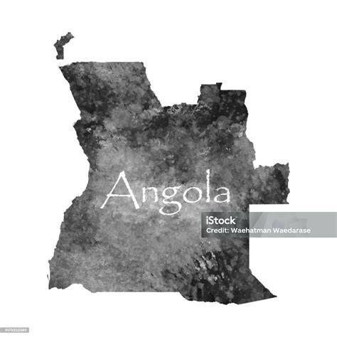Angola térképe Luandával és szomszédaival