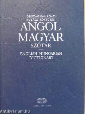 Akadémiai angol szótár keresőfelülete