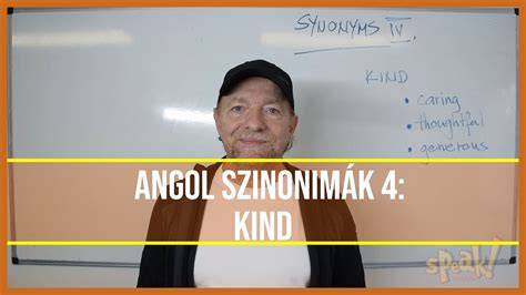 Angol szinonimák jelentésárnyalatai