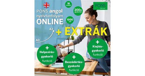 online angol nyelvtanfolyam laptopon