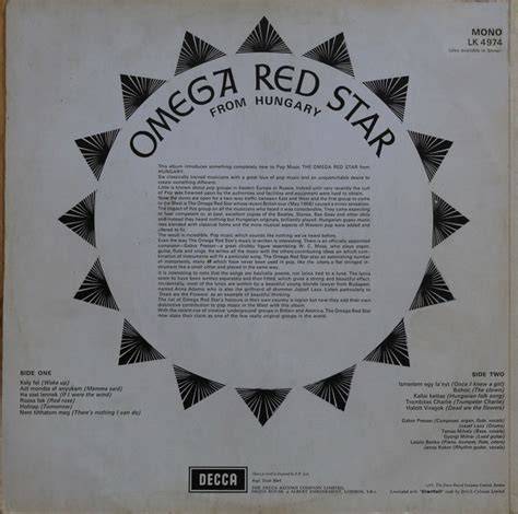 Omega Red Star from Hungary lemezborító