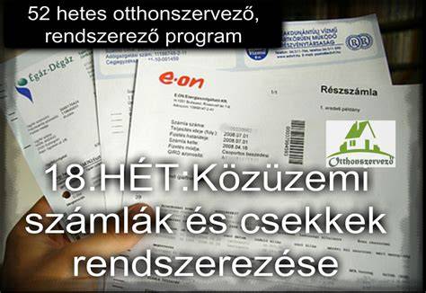 otthoni közüzemi szolgáltatások rendszere