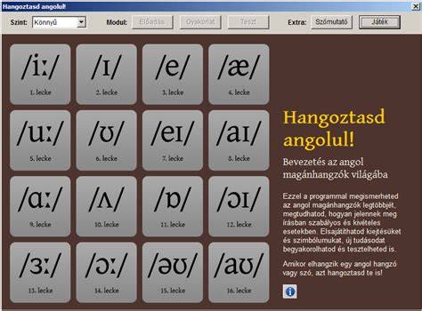 angol fonetikai jelek táblázata