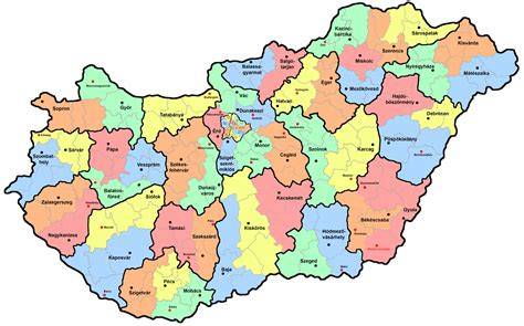 Magyarországi egyetemek angol képzései térkép