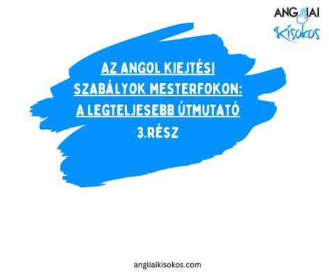 angol kiejtési szabályok ábrája