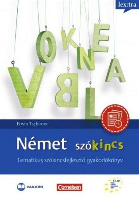 német szókincs tematikus könyv