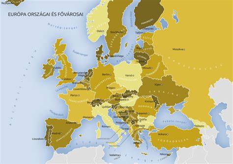külföldi munkavállalás Európa térkép