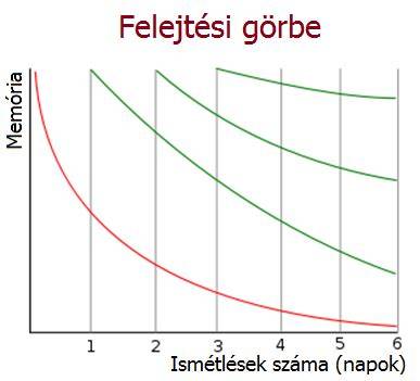 felejtési görbe és ismétlési ütemezés
