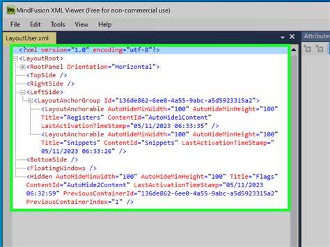 XML telepítési jegyzék szerkezete