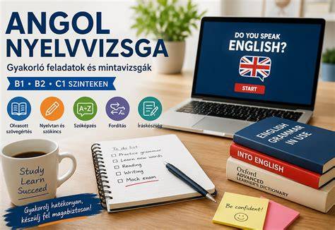 online angol tanulási tréning képernyőn