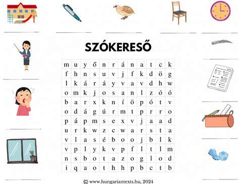 angol állatnevek szókereső betűrácsban