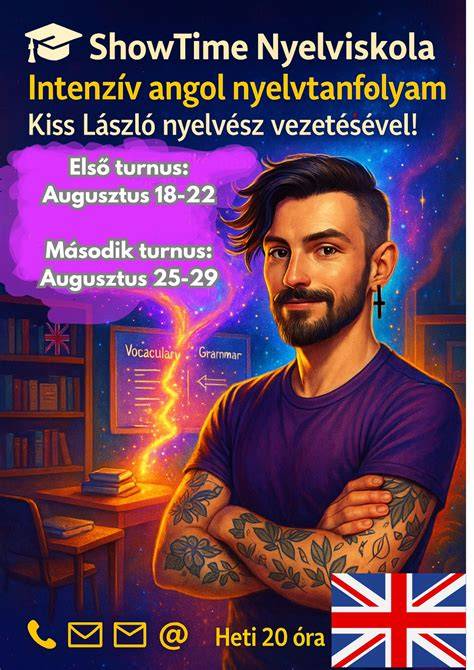 angol nyári nyelvtanfolyam tantermi óra