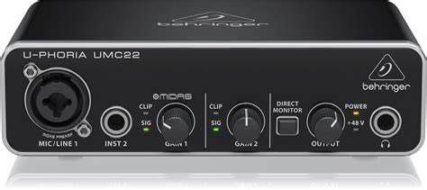 Behringer UMC22 USB audio interfész