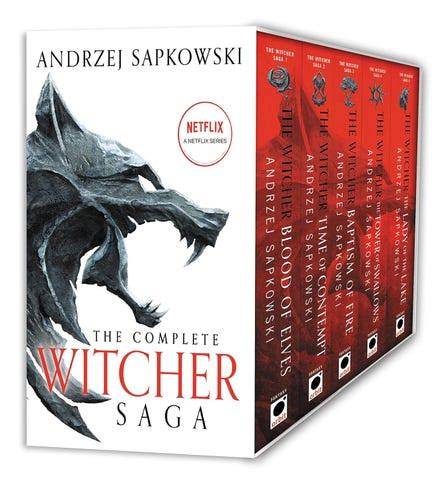 The Witcher könyvek angol kiadásai