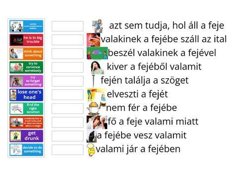 Magyar szólások tematikus tanulása