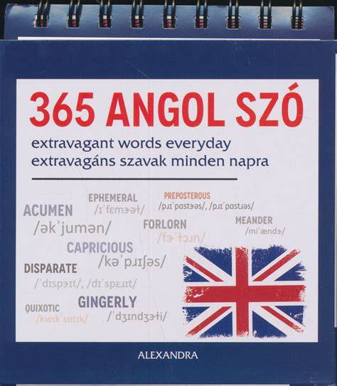 365 angol szó öröknaptár könyv