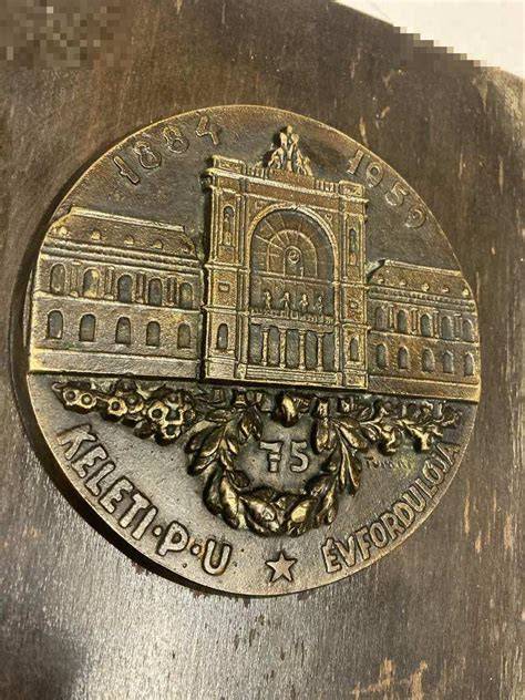 1911 Turini Magyar Kiállítás bronz plakett