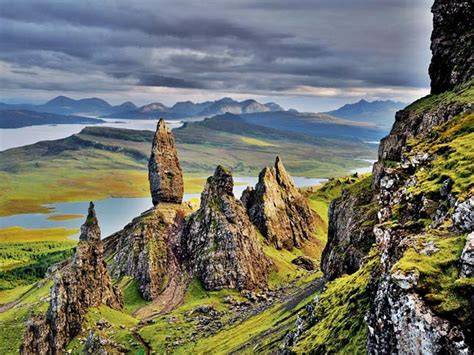 Skye-sziget The Storr sziklacsúcsai