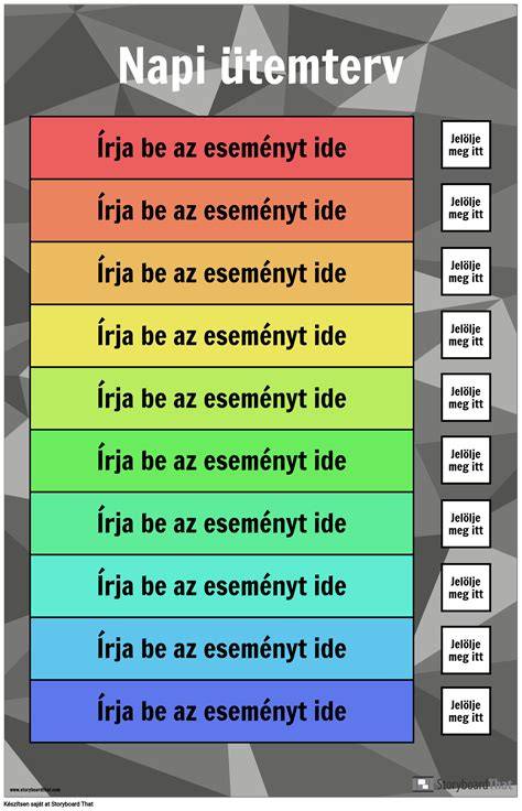 angol napi rutin idővonal