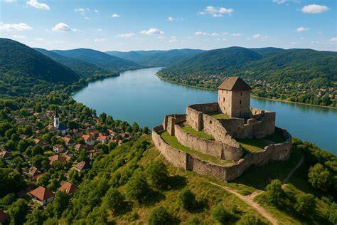 Dunakanyar Visegrád panorámával