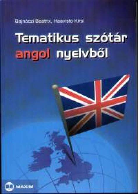 Tematikus angol szótár nyitott könyv