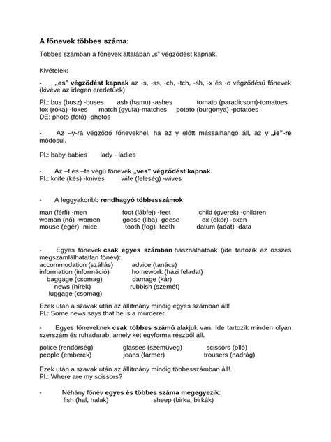 angol főnevek képes szókincsfejlesztés