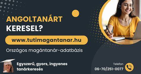 angol magántanár online és személyesen