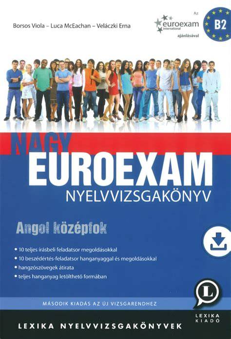 Euroexam nyelvvizsga bizonyítvány és vizsgarészek
