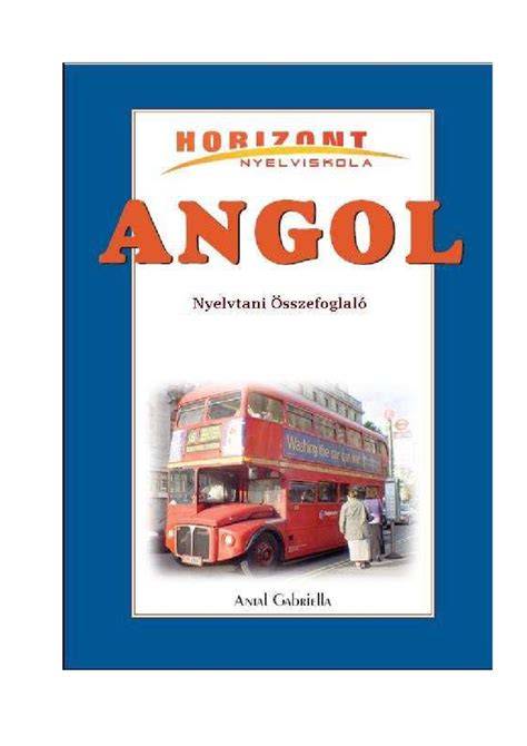 Angol nyelvtankönyv és tanulási jegyzetek