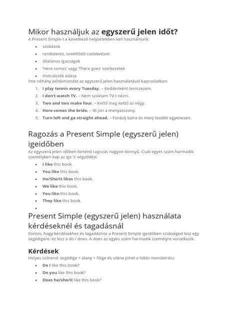 angol no és not használata