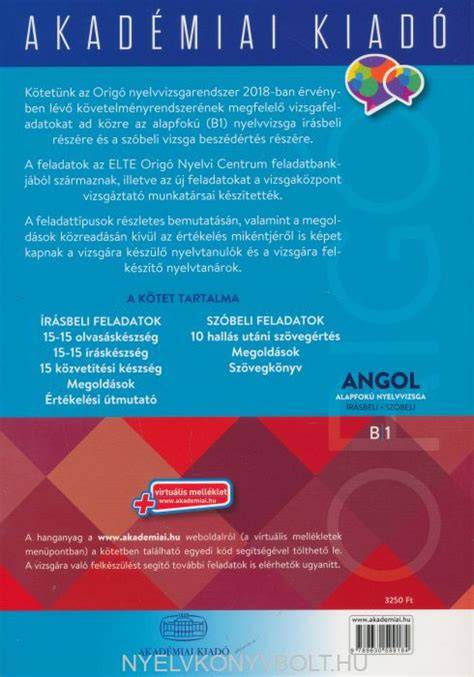 Angol írásbeli nyelvvizsga feladattípusok