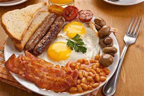Traditional British food dishes