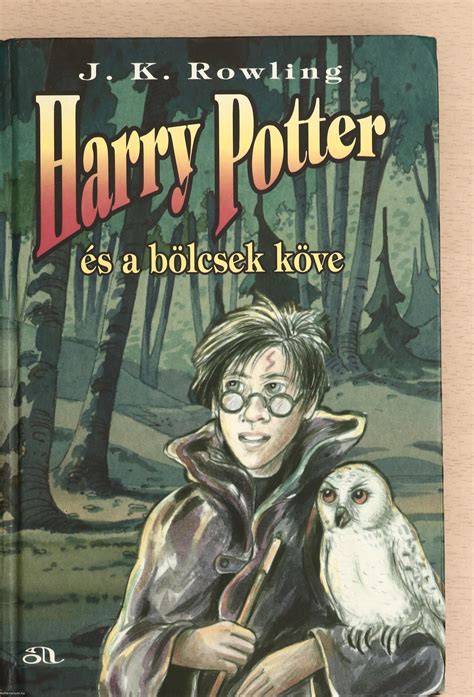 Harry Potter angol könyv nyitott oldalakon