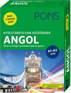 PONS kezdő angol nyelvtanfolyam könyv és pendrive