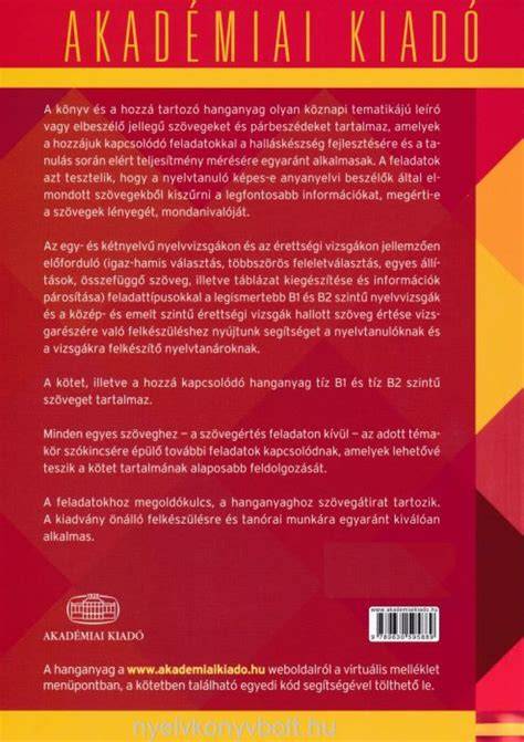 Hallás utáni szövegértés hanganyag és szöveg