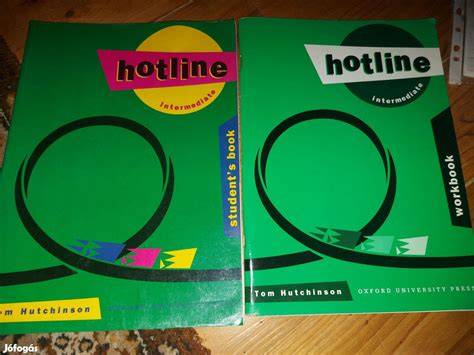 Hotline angol nyelvkönyv borítója