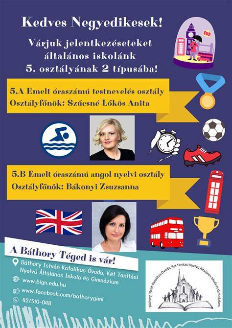 Emelt szintű angol nyelvi osztály