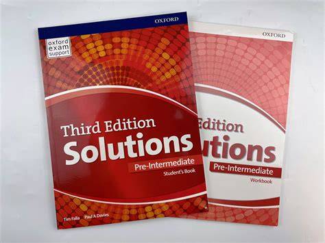 Solutions Pre-Intermediate munkafüzet feladatlapjai