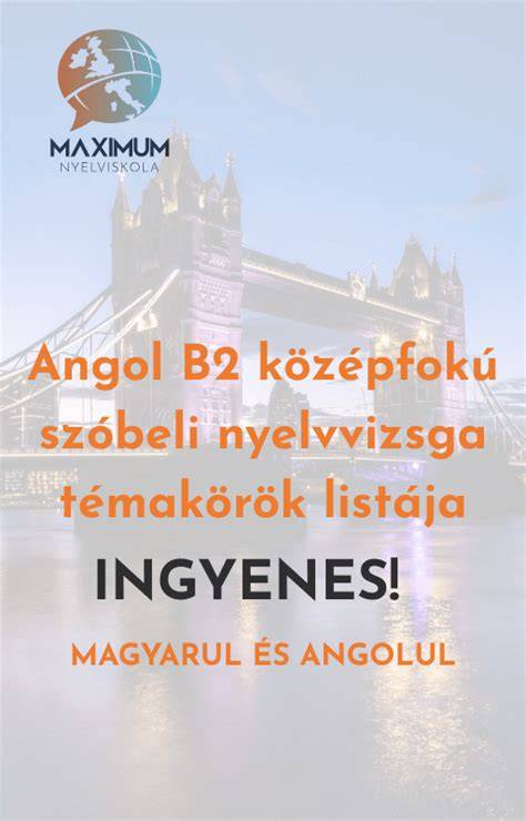 angol szóbeli nyelvvizsga gyakorlás