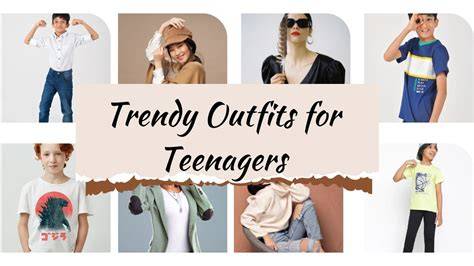 teenagers fashion different outfits