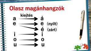 olasz kiejtési szabályok infografika